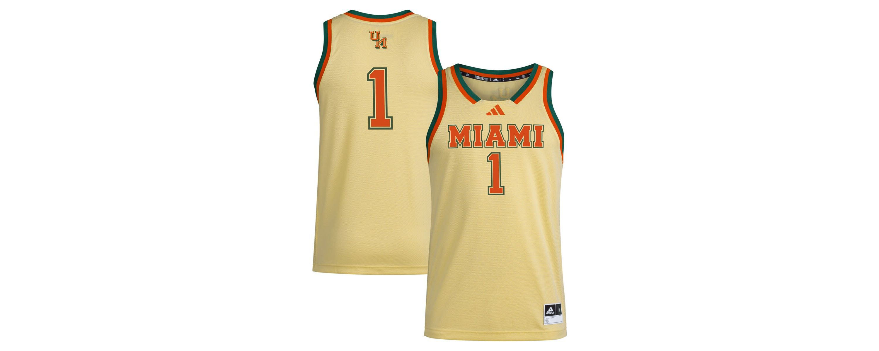 Miami (FL) Hurricanes NCAA #1 Miami Hurricanes Swingman Jersey