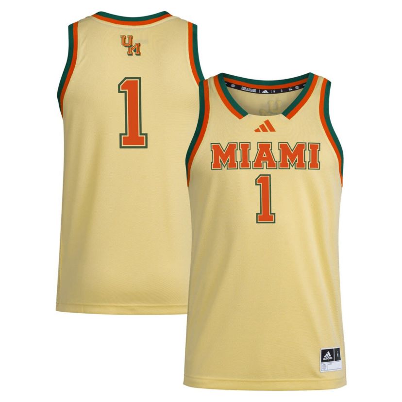 Miami (FL) Hurricanes NCAA #1 Miami Hurricanes Swingman Jersey