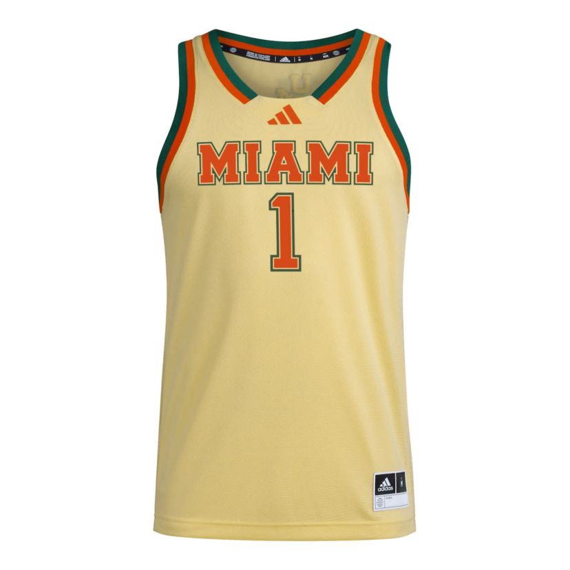 Miami (FL) Hurricanes NCAA #1 Miami Hurricanes Swingman Jersey