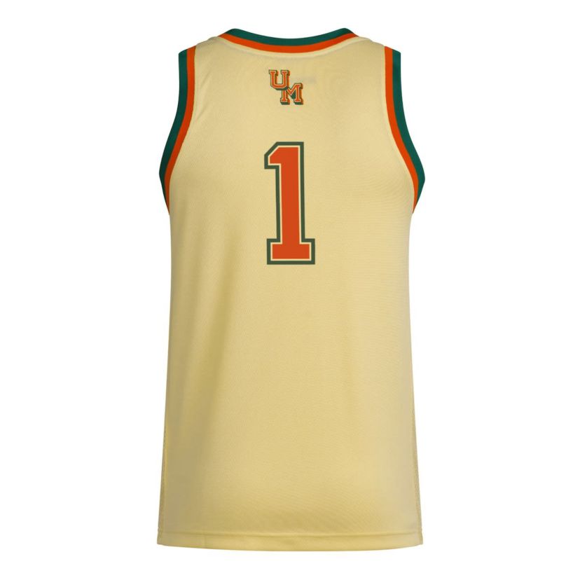 Miami (FL) Hurricanes NCAA #1 Miami Hurricanes Swingman Jersey