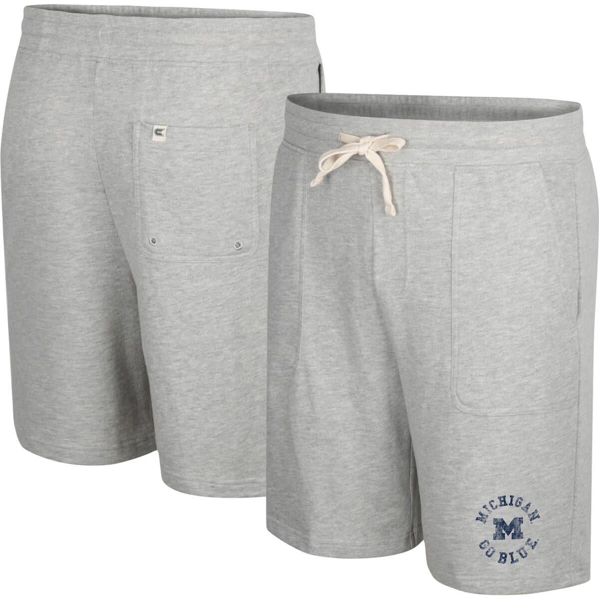 NCAA Heather Michigan Wolverines Love To Hear This Terry Shorts