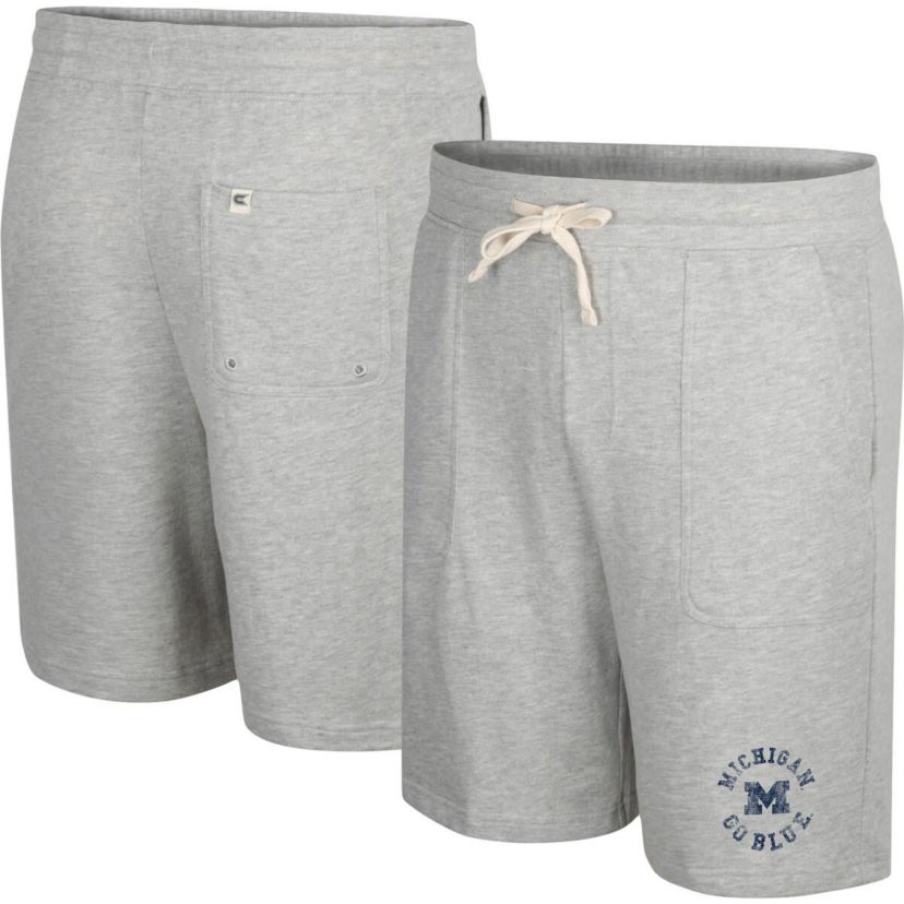 NCAA Heather Michigan Wolverines Love To Hear This Terry Shorts