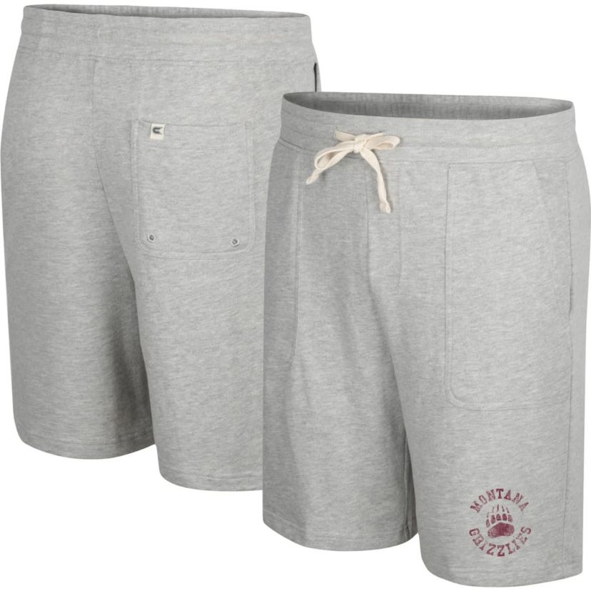 NCAA Heather Montana Grizzlies Love To Hear This Terry Shorts