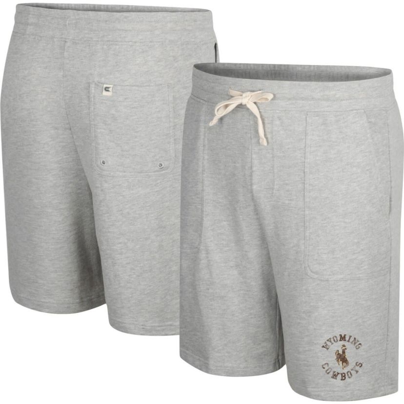 NCAA Heather Wyoming Cowboys Love To Hear This Terry Shorts