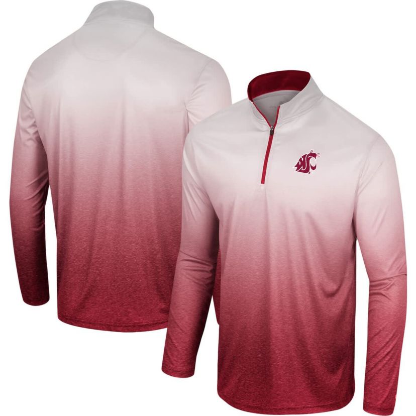 NCAA Washington State Cougars Laws of Physics Quarter-Zip Windshirt