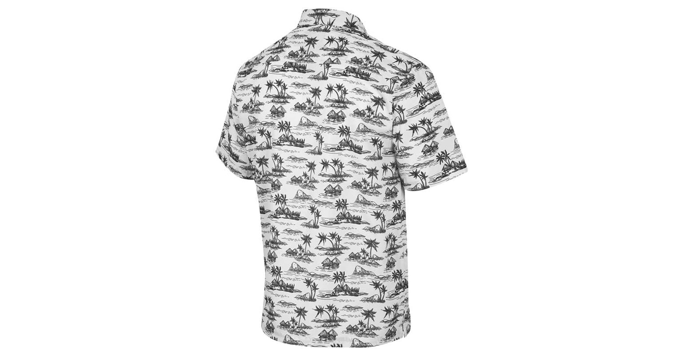 Boston College Eagles NCAA Boston NCAA Eagles Spontaneous is Romantic Camp Button-Up Shirt