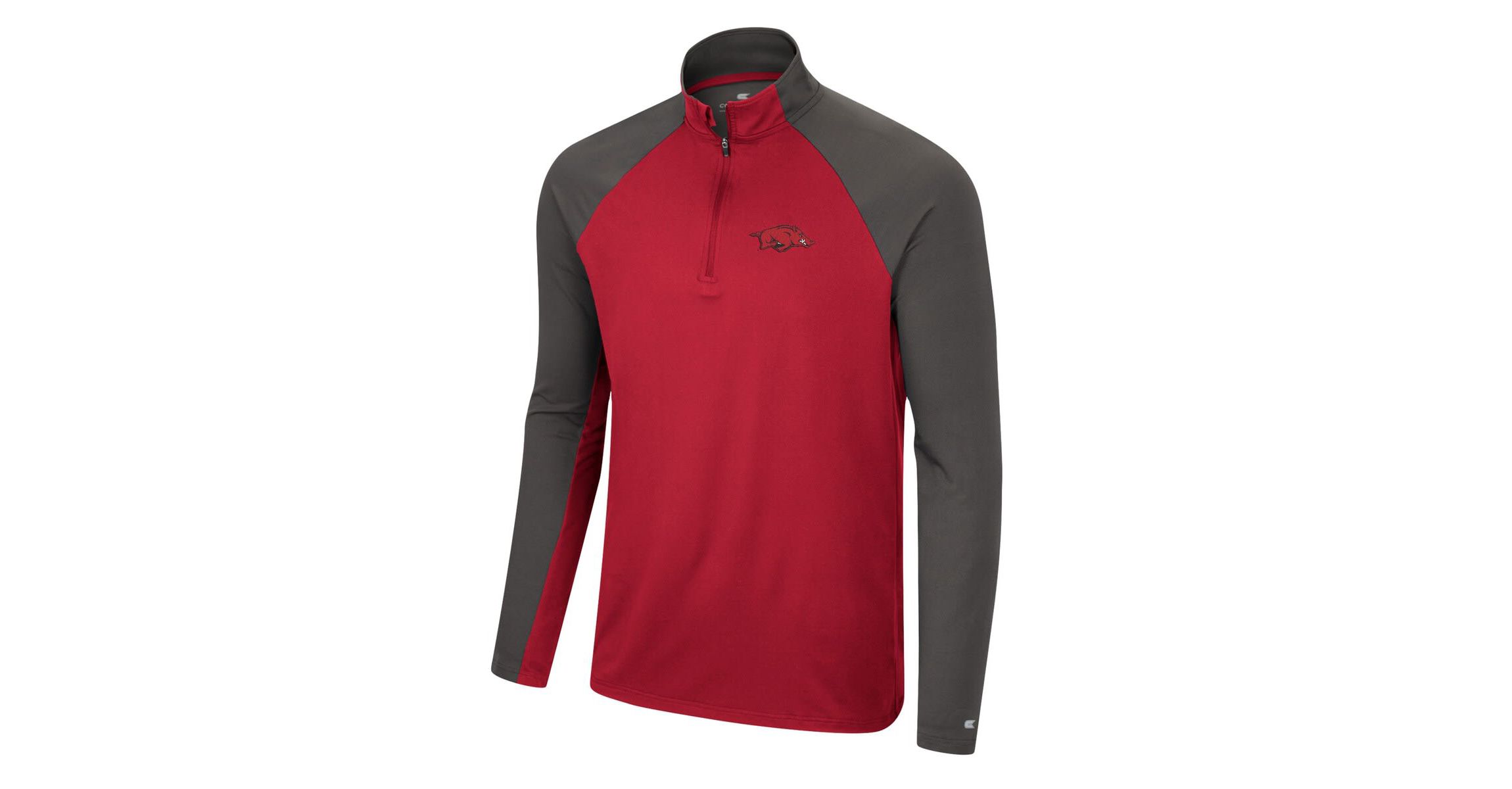 NCAA Arkansas Razorbacks Two Yutes Raglan Quarter-Zip Windshirt