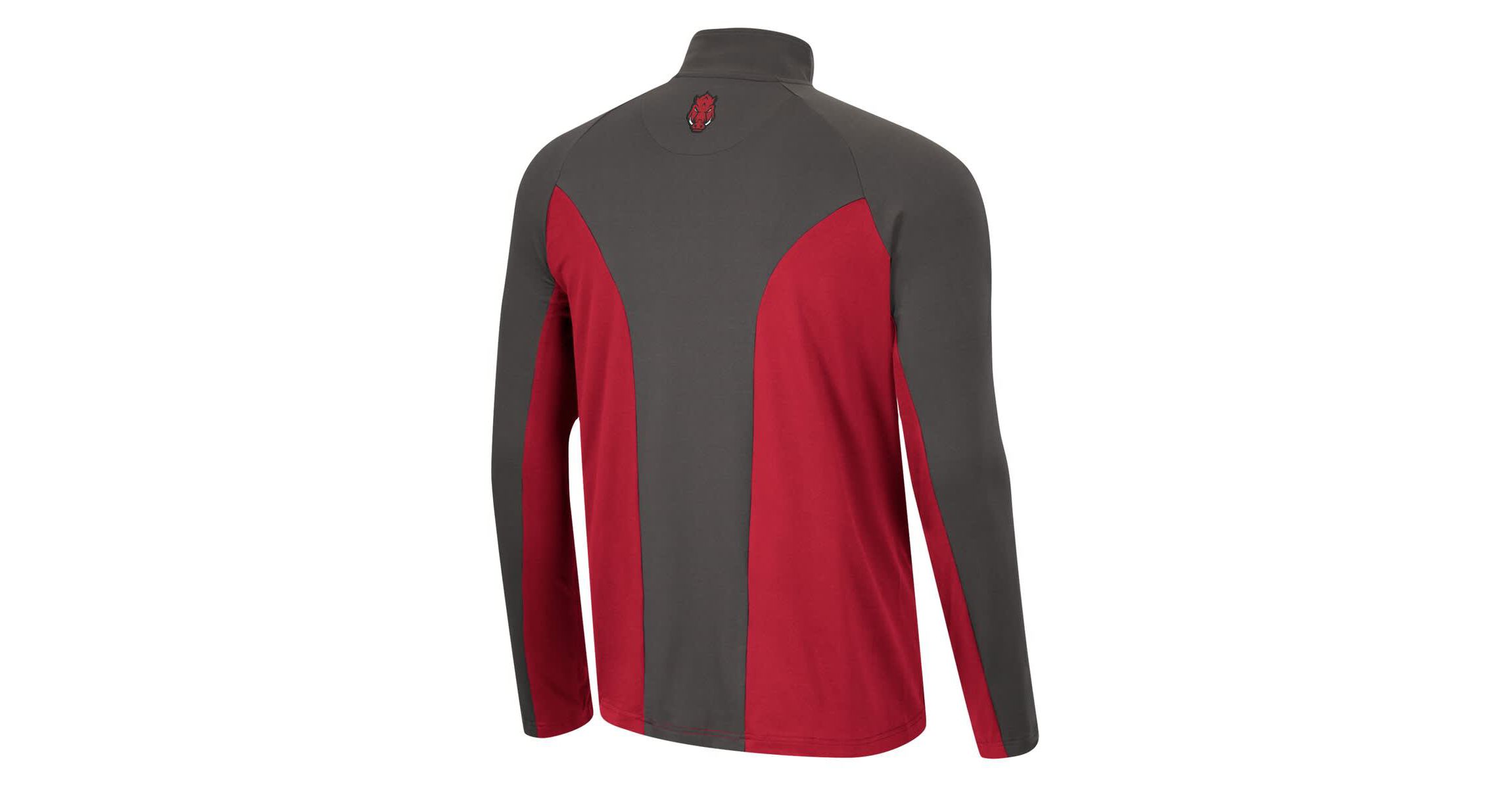 NCAA Arkansas Razorbacks Two Yutes Raglan Quarter-Zip Windshirt