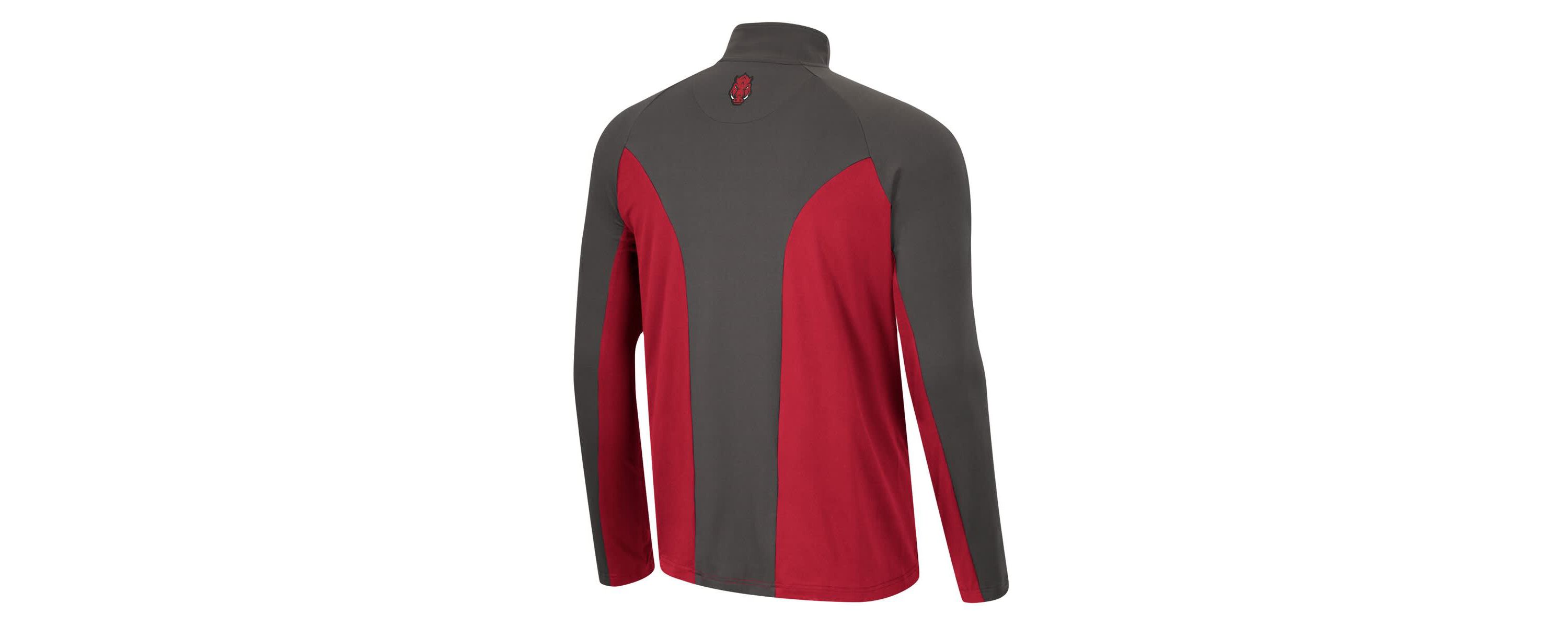 NCAA Arkansas Razorbacks Two Yutes Raglan Quarter-Zip Windshirt