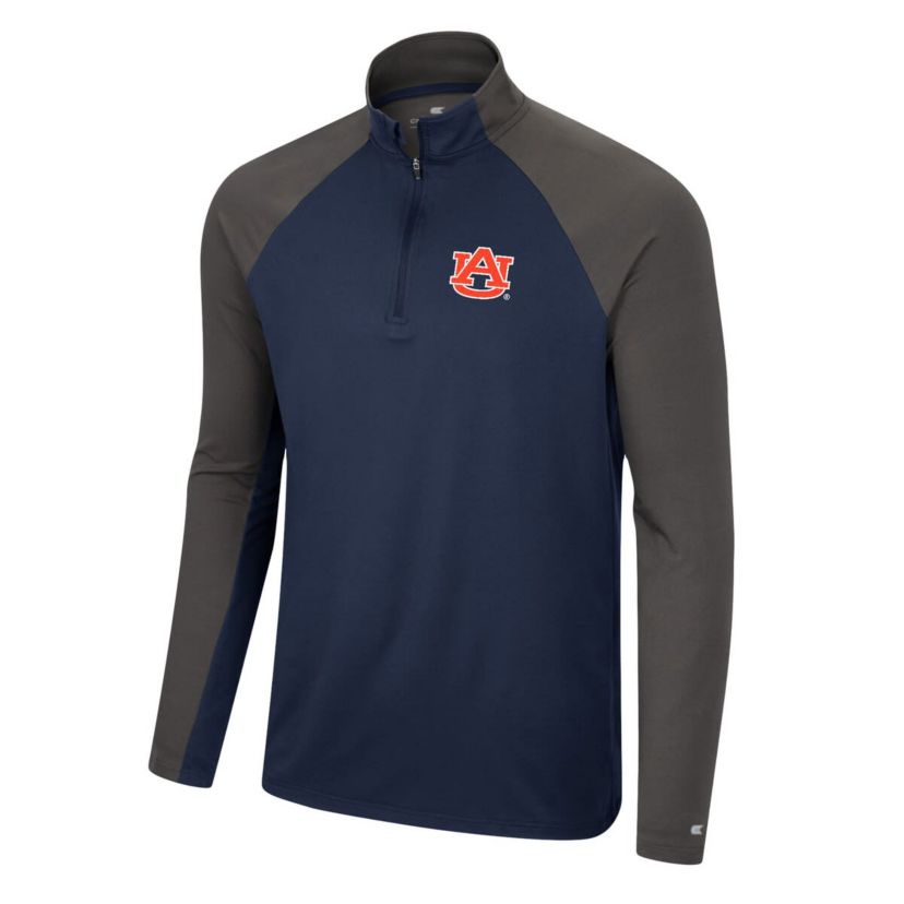 NCAA Auburn Tigers Two Yutes Raglan Quarter-Zip Windshirt