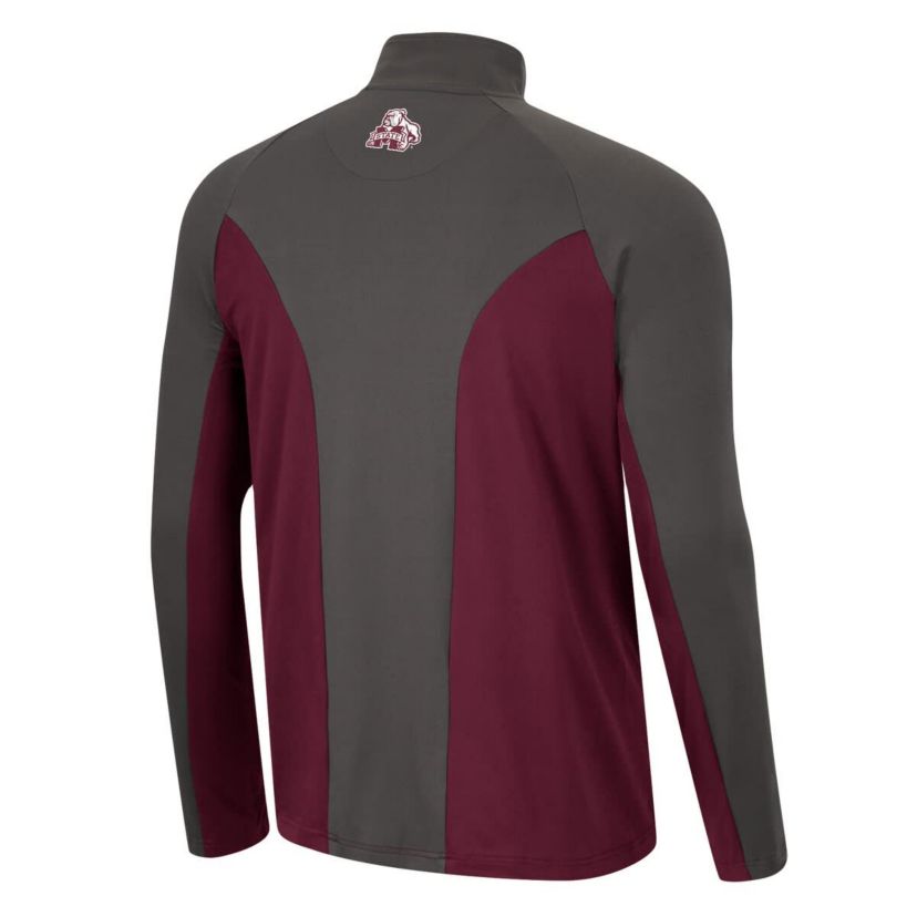 NCAA Mississippi State Bulldogs Two Yutes Raglan Quarter-Zip Windshirt
