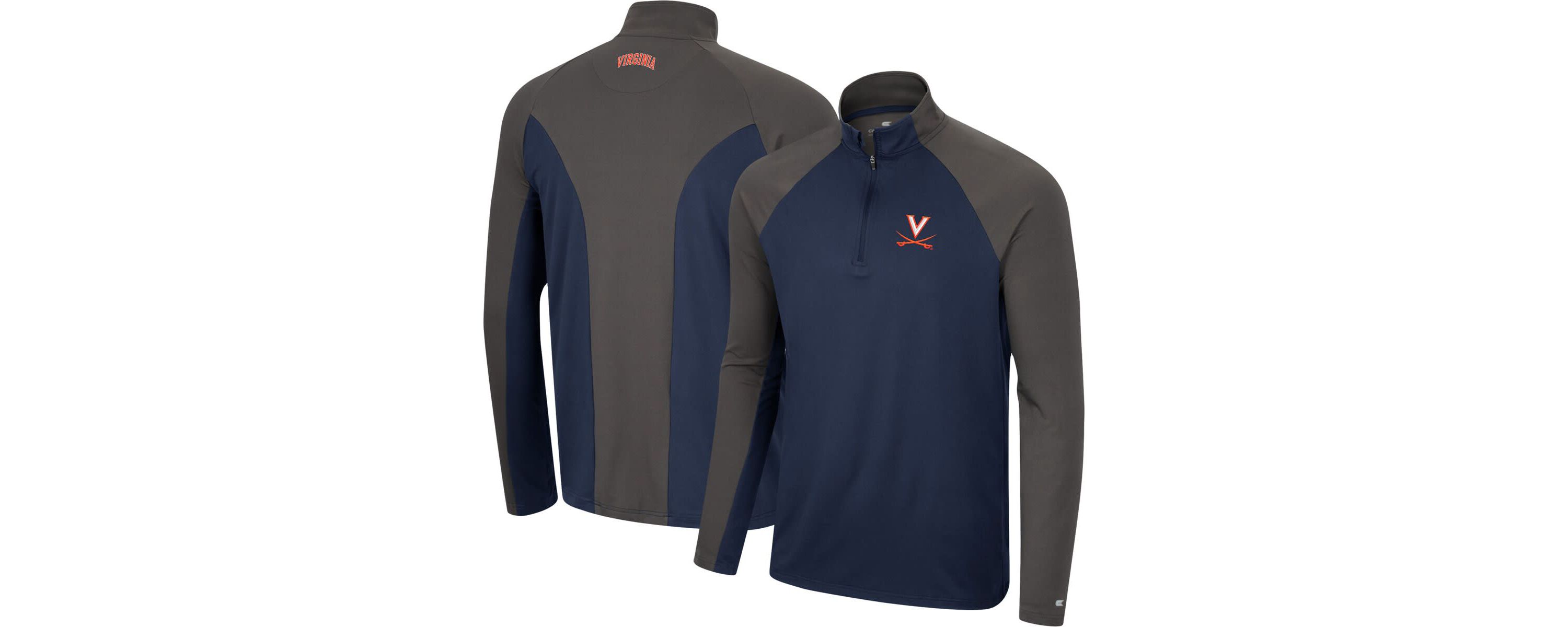 NCAA Virginia Cavaliers Two Yutes Raglan Quarter-Zip Windshirt