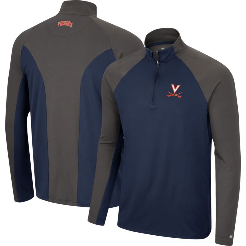 NCAA Virginia Cavaliers Two Yutes Raglan Quarter-Zip Windshirt