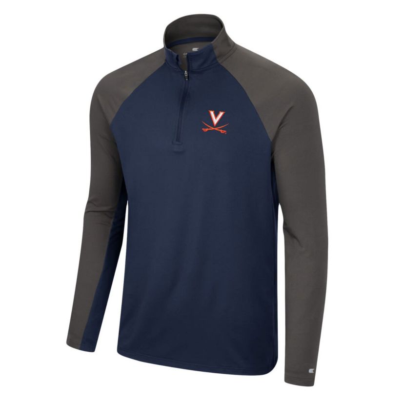 NCAA Virginia Cavaliers Two Yutes Raglan Quarter-Zip Windshirt