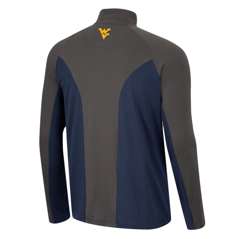 NCAA West Virginia Mountaineers Two Yutes Raglan Quarter-Zip Windshirt