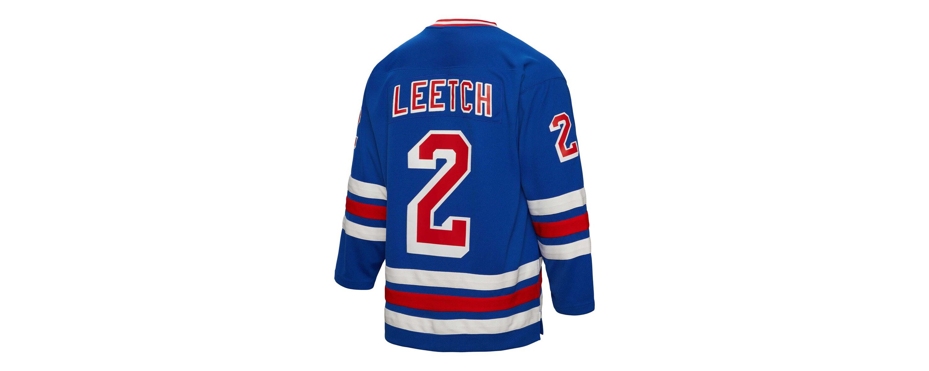 NHL Brian Leetch New York Rangers Alternate Captain Patch 1993/94 Line Player Jersey