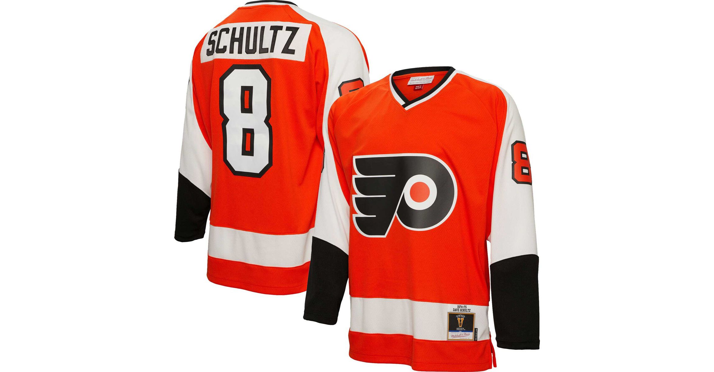 NHL Dave Schultz Philadelphia Flyers 1974/75 Line Player Jersey