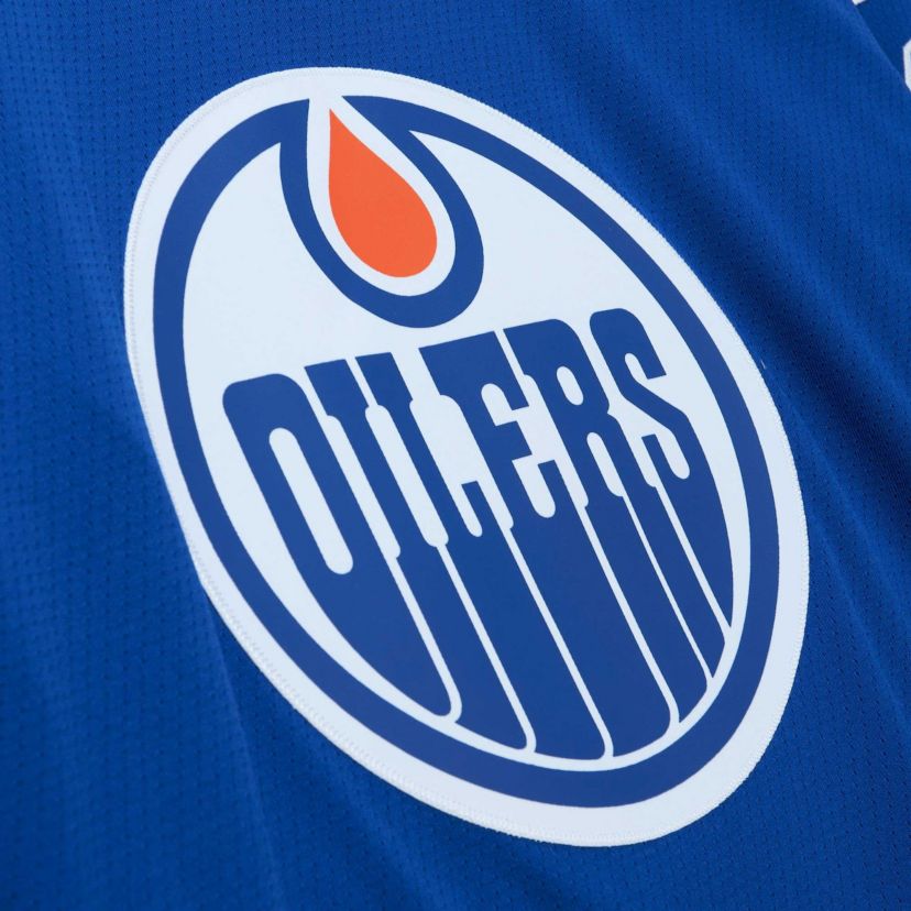 NHL Grant Fuhr Edmonton Oilers 1986/87 Line Player Jersey