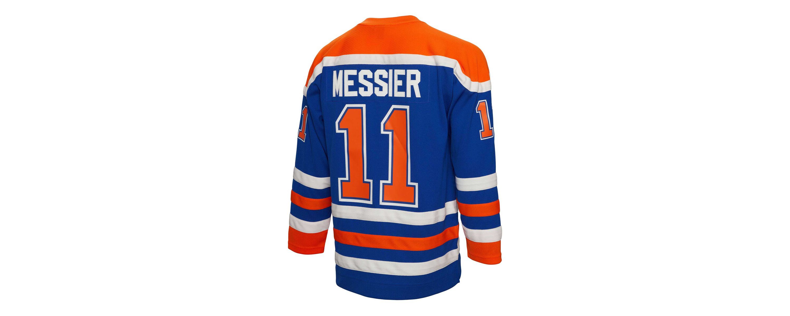 NHL Mark Messier Edmonton Oilers Alternate Captain Patch 1986/87 Line Player Jersey