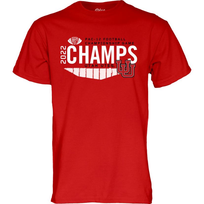 NCAA Utah Utes 2022 PAC-12 Football Conference s Locker Room T-Shirt