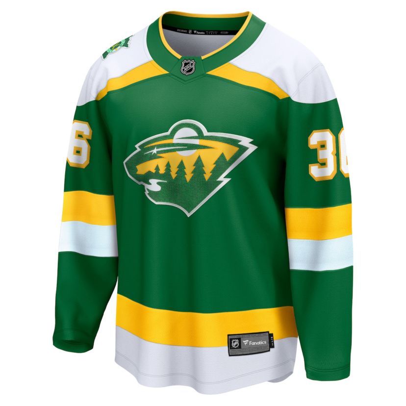 NHL Fanatics Mats Zuccarello Minnesota Wild 2023/24 Alternate Breakaway Jersey