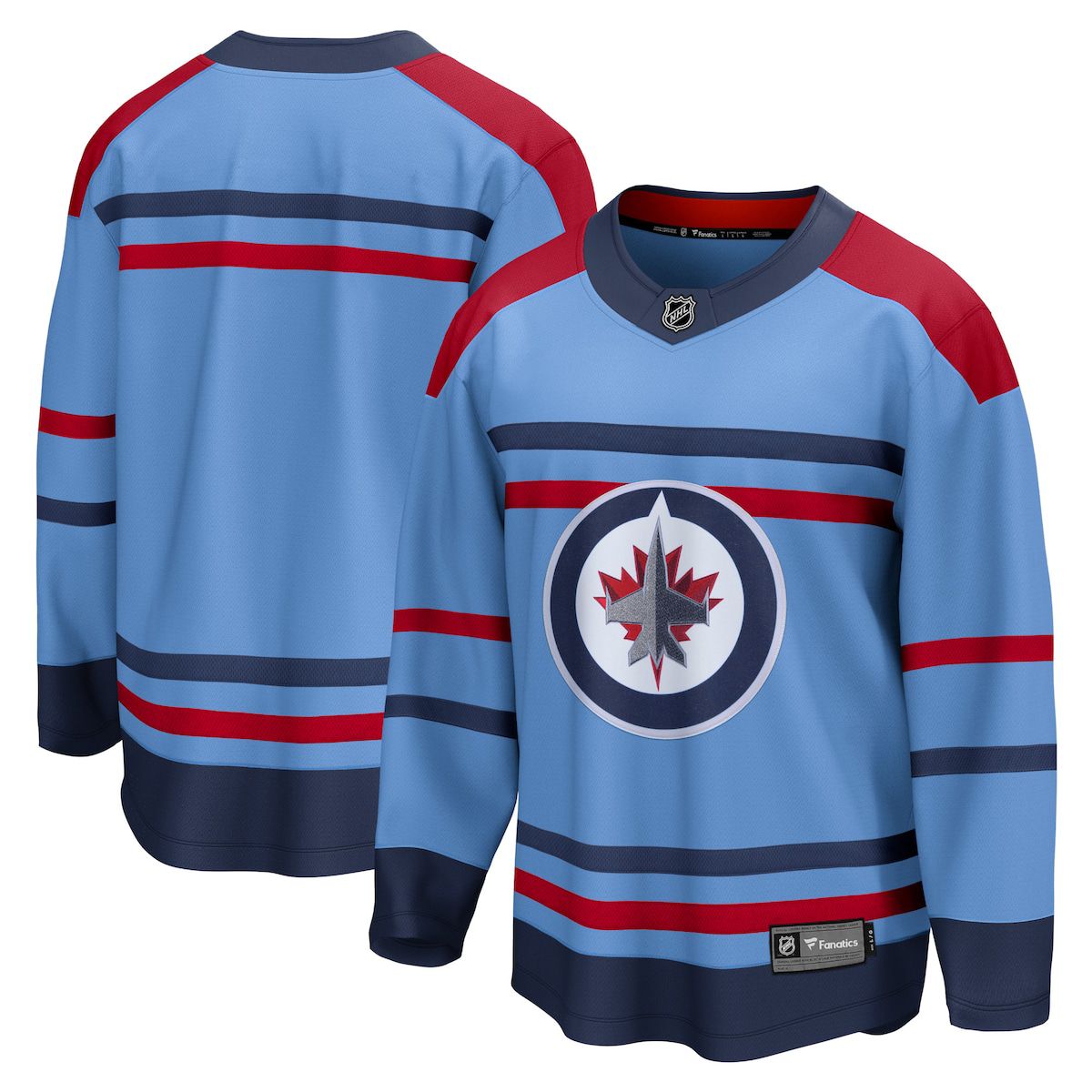 NHL Fanatics Light Winnipeg Jets Alternate Breakaway Jersey