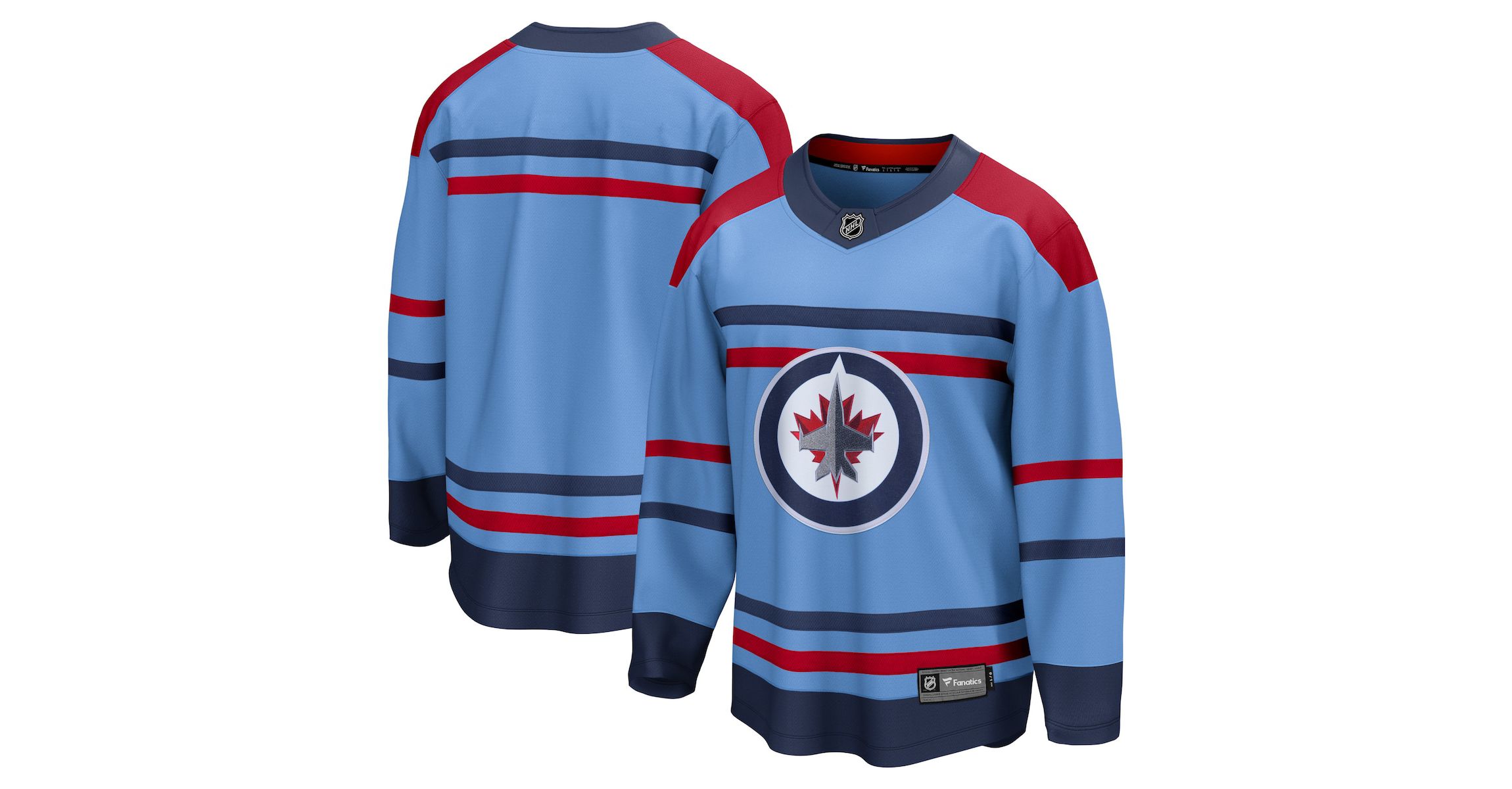 NHL Fanatics Light Winnipeg Jets Alternate Breakaway Jersey