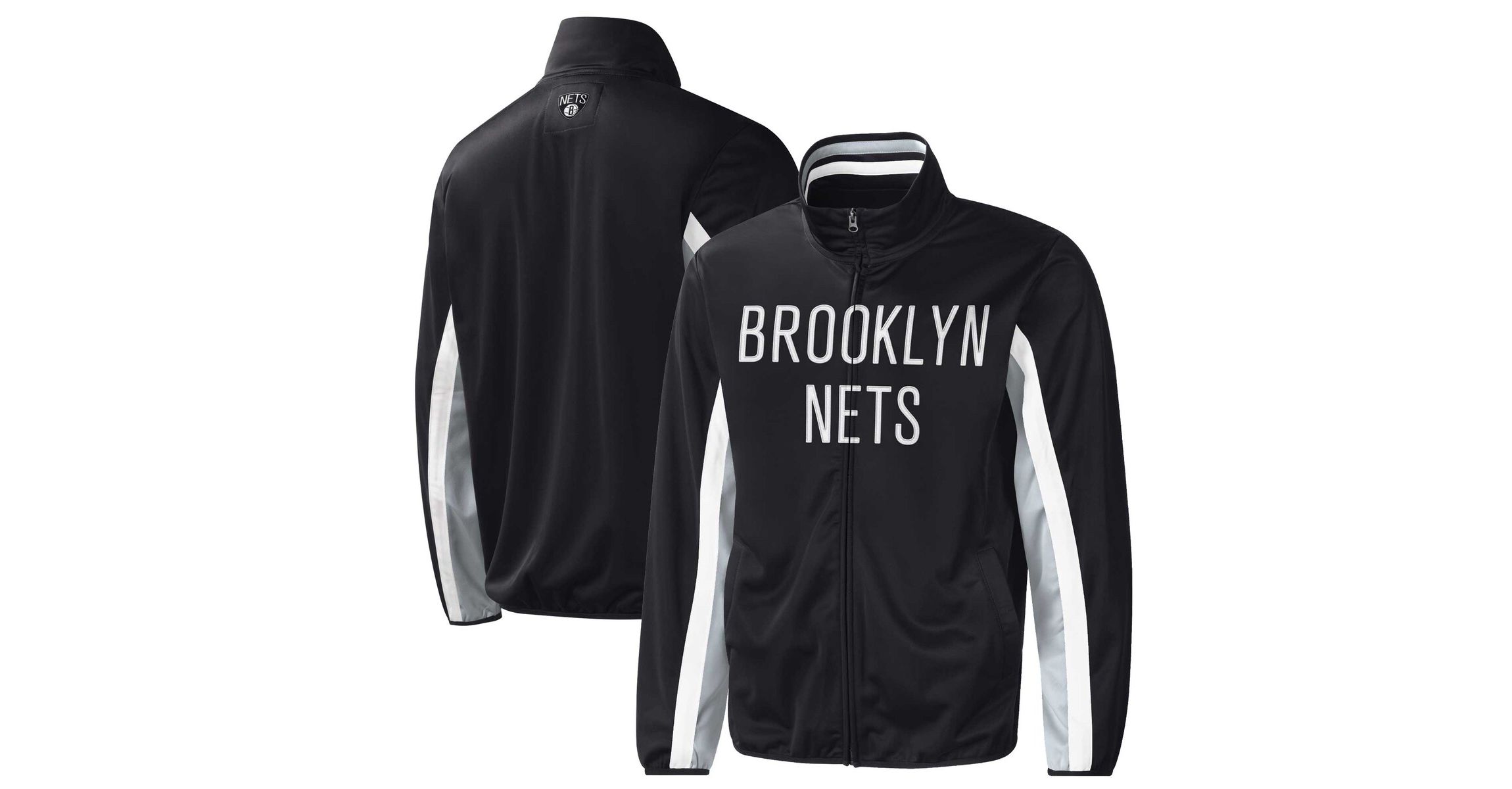 NBA Brooklyn Nets Contender Wordmark Full-Zip Track Jacket