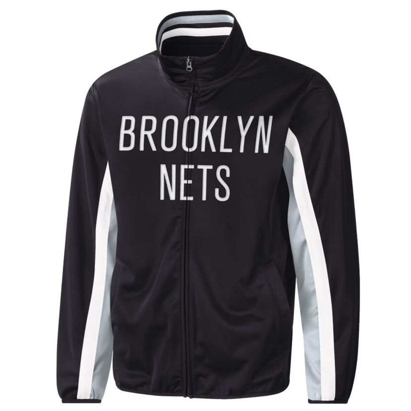 NBA Brooklyn Nets Contender Wordmark Full-Zip Track Jacket