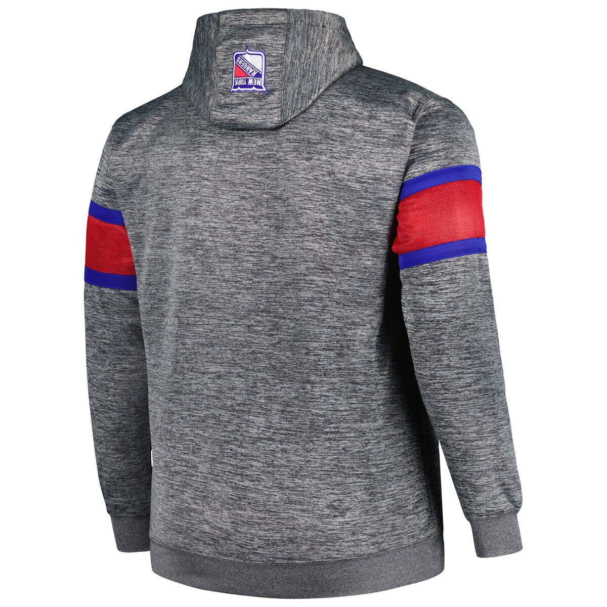 NHL New York Rangers Big & Tall Stripe Pullover Hoodie