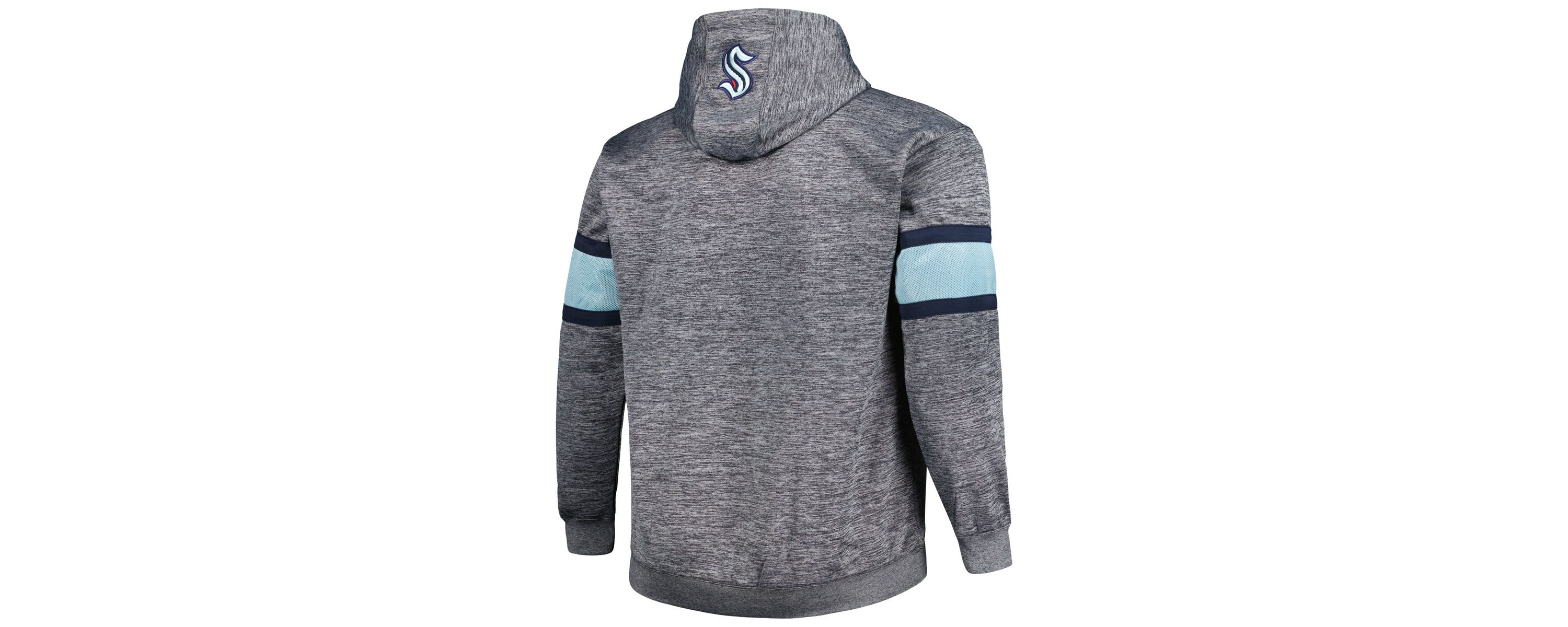 NHL Seattle Kraken Big & Tall Stripe Pullover Hoodie