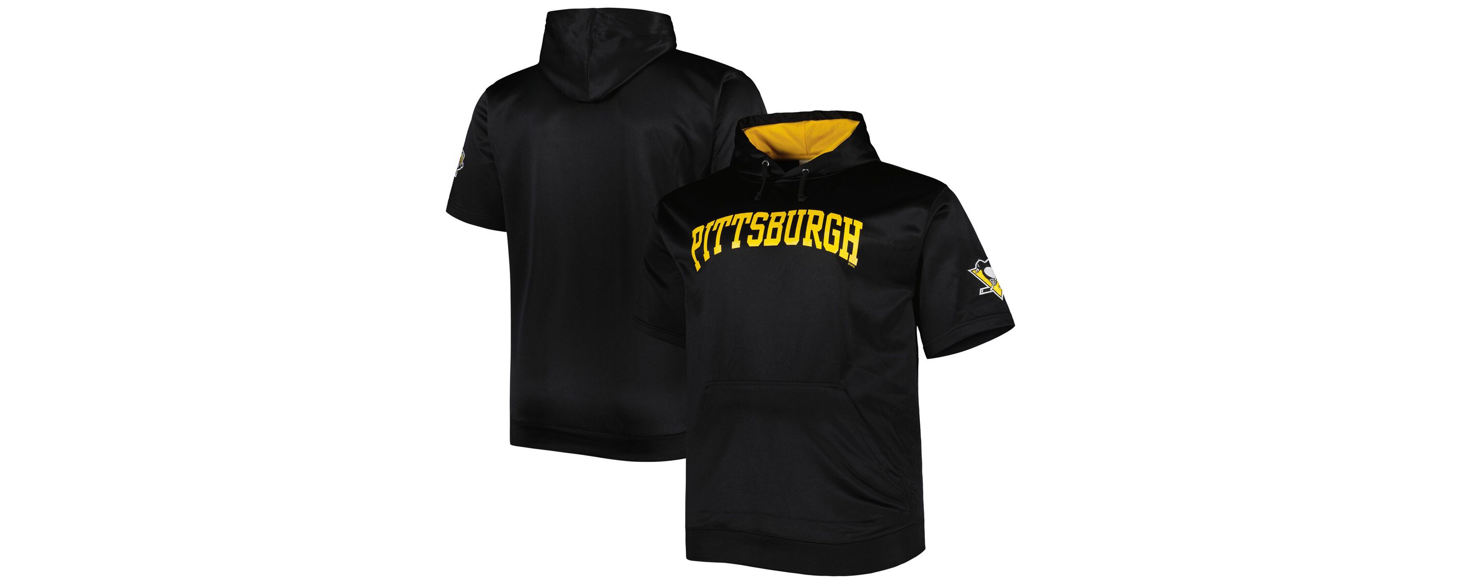 NHL Pittsburgh Penguins Big & Tall Logo Short Sleeve Hoodie