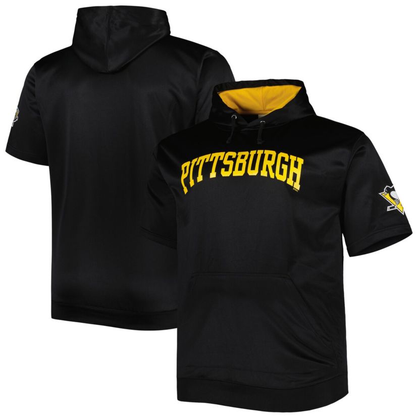NHL Pittsburgh Penguins Big & Tall Logo Short Sleeve Hoodie