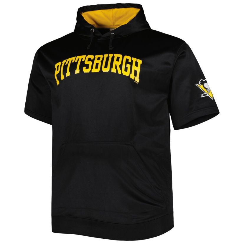 NHL Pittsburgh Penguins Big & Tall Logo Short Sleeve Hoodie
