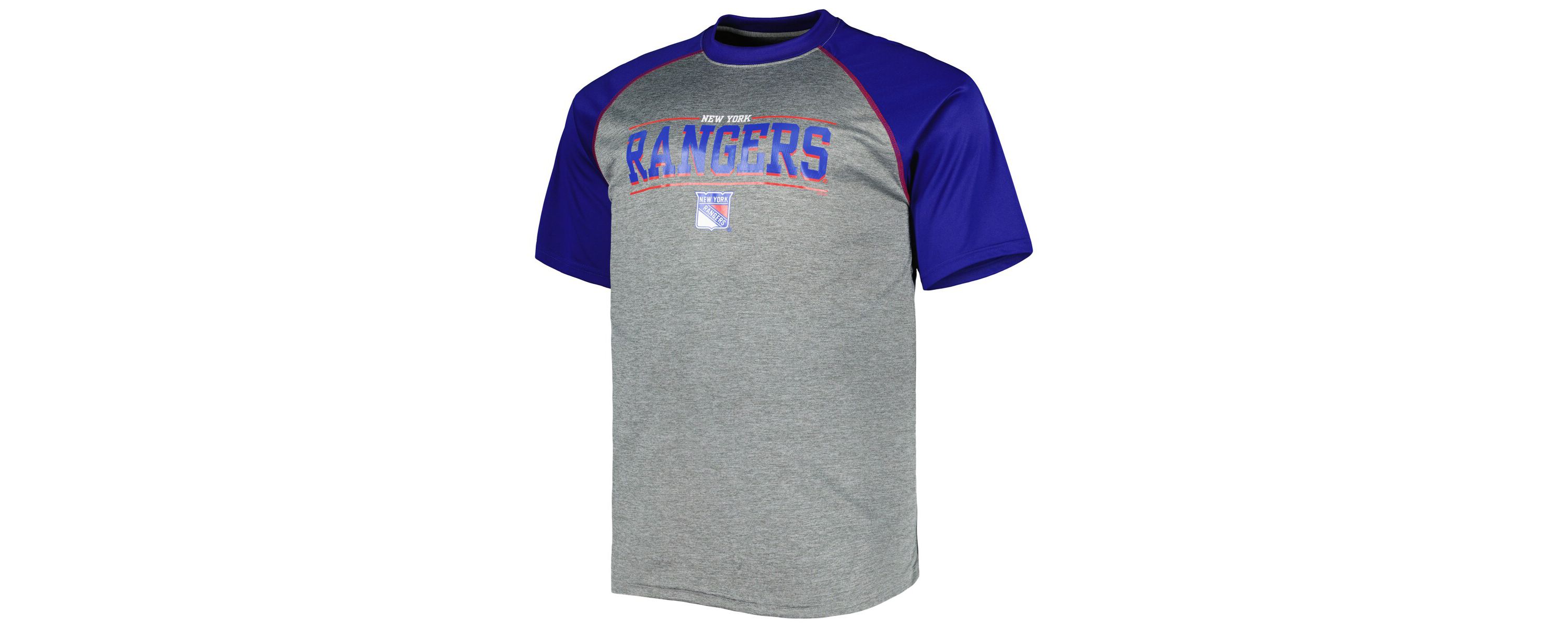 NHL New York Rangers Big & Tall Logo Raglan T-Shirt
