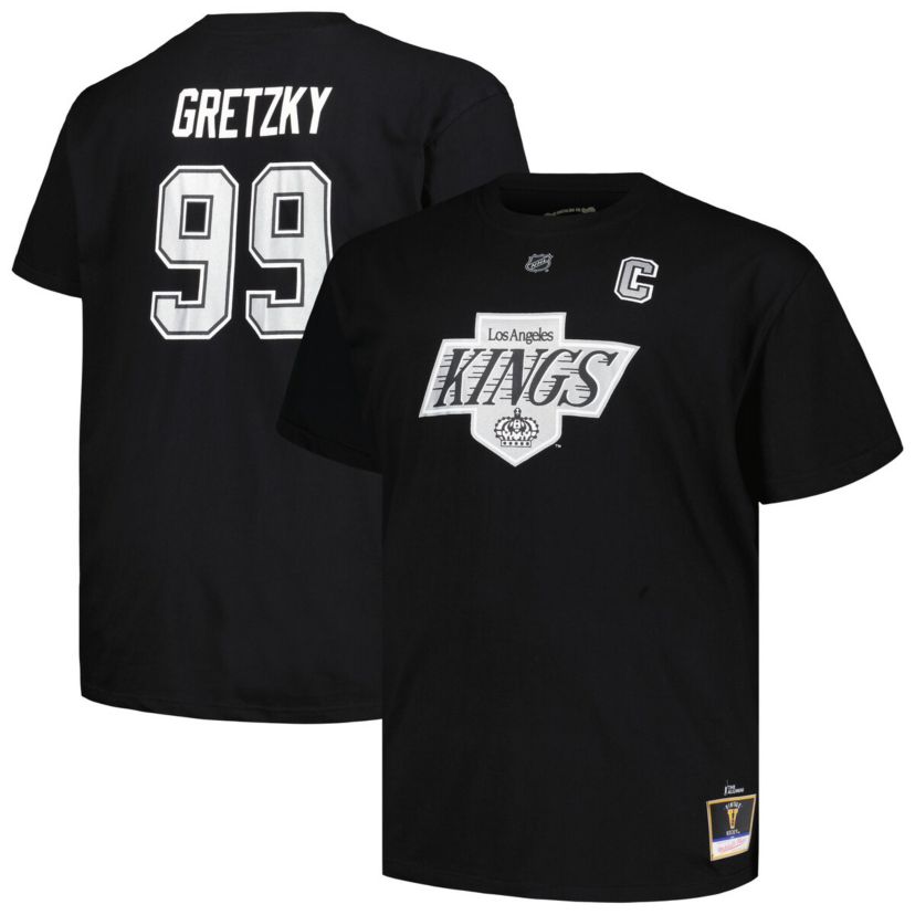 NHL Wayne Gretzky Los Angeles Kings Big & Tall Name & Number T-Shirt