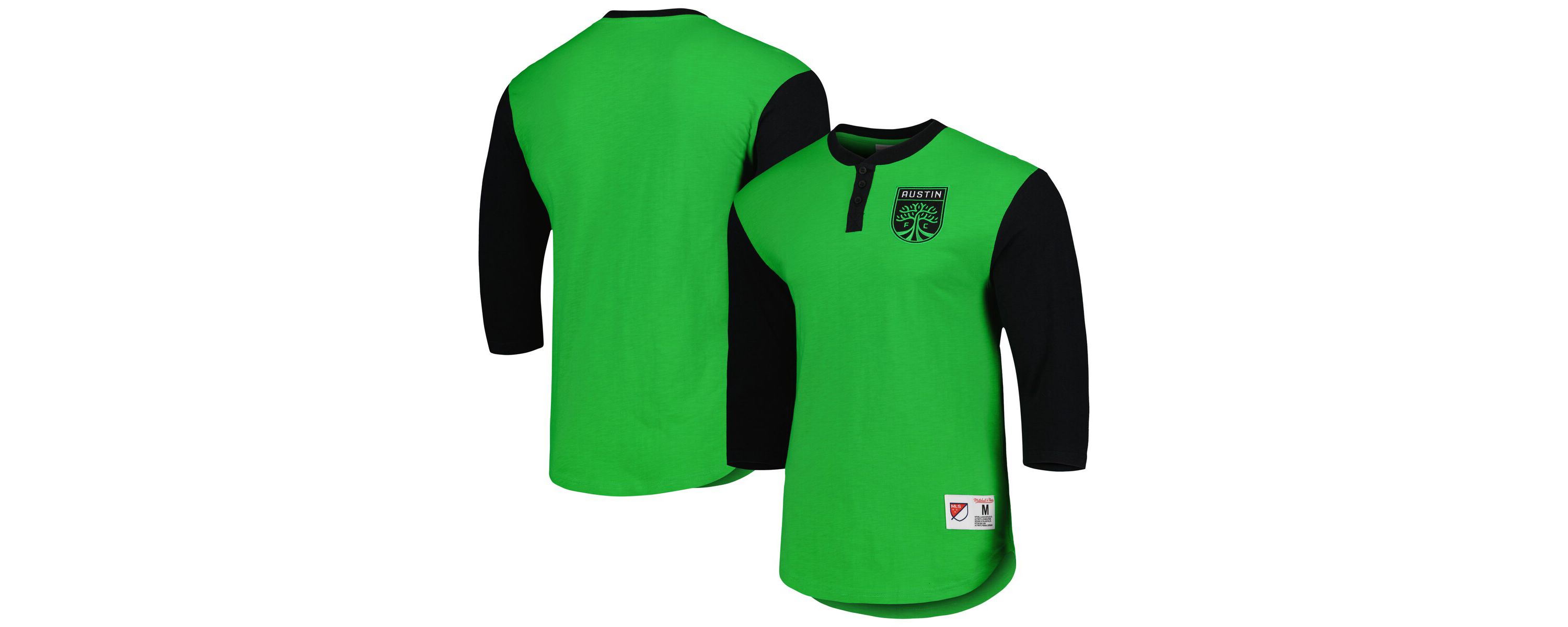 MLS Austin FC Legendary Henley Long Sleeve T-Shirt