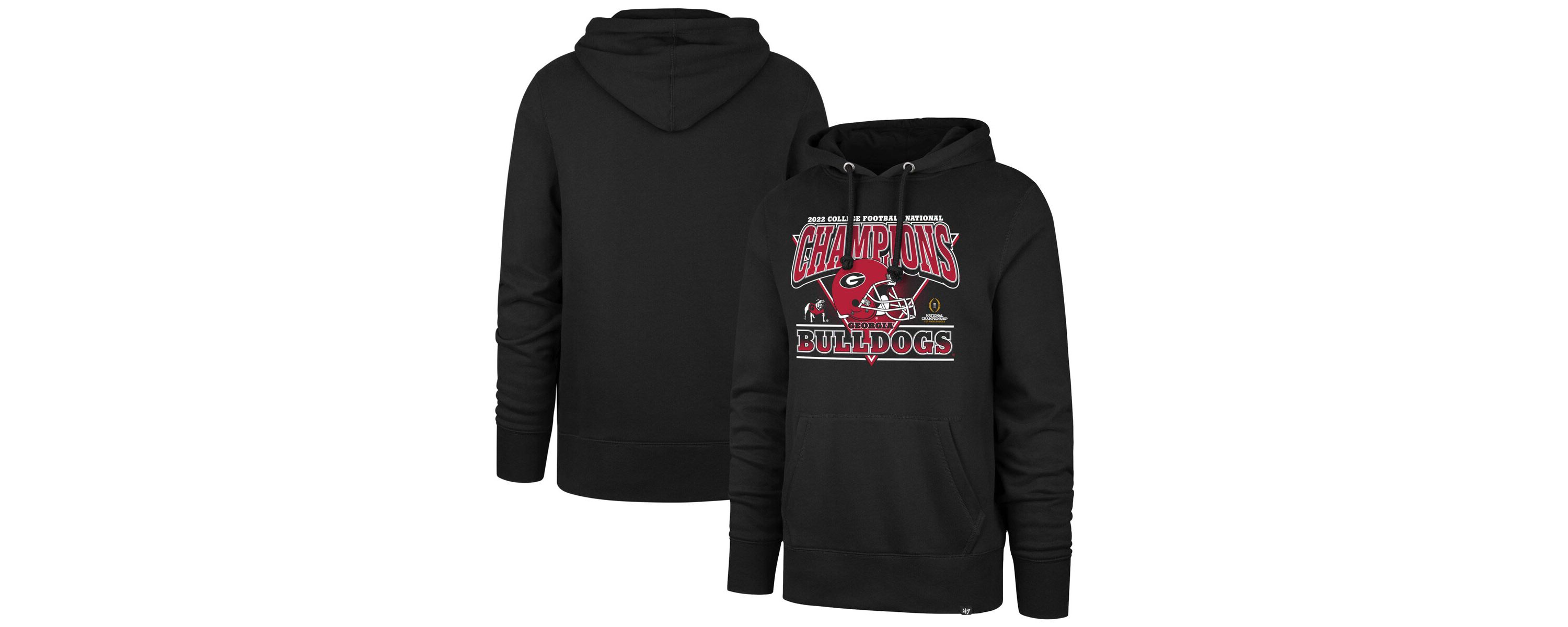 NCAA Georgia Bulldogs NCAA Football Playoff 2022 National s Helmet Pullover Hoodie