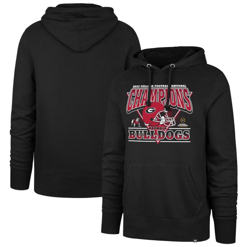 NCAA Georgia Bulldogs NCAA Football Playoff 2022 National s Helmet Pullover Hoodie