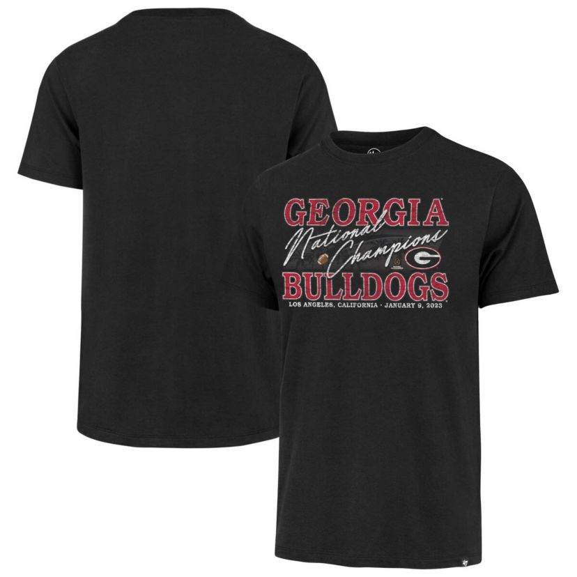NCAA Georgia Bulldogs NCAA Football Playoff 2022 National s Script T-Shirt