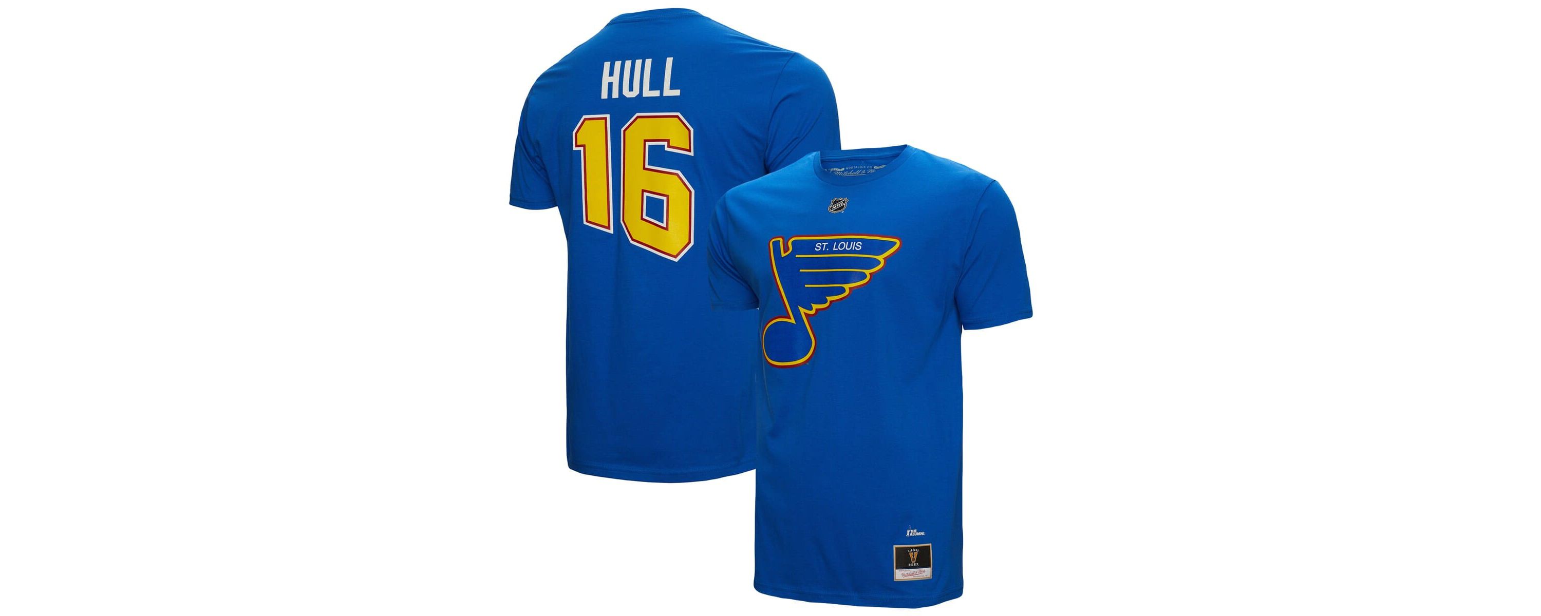 NHL Brett Hull St. Louis Blues Name & Number T-Shirt