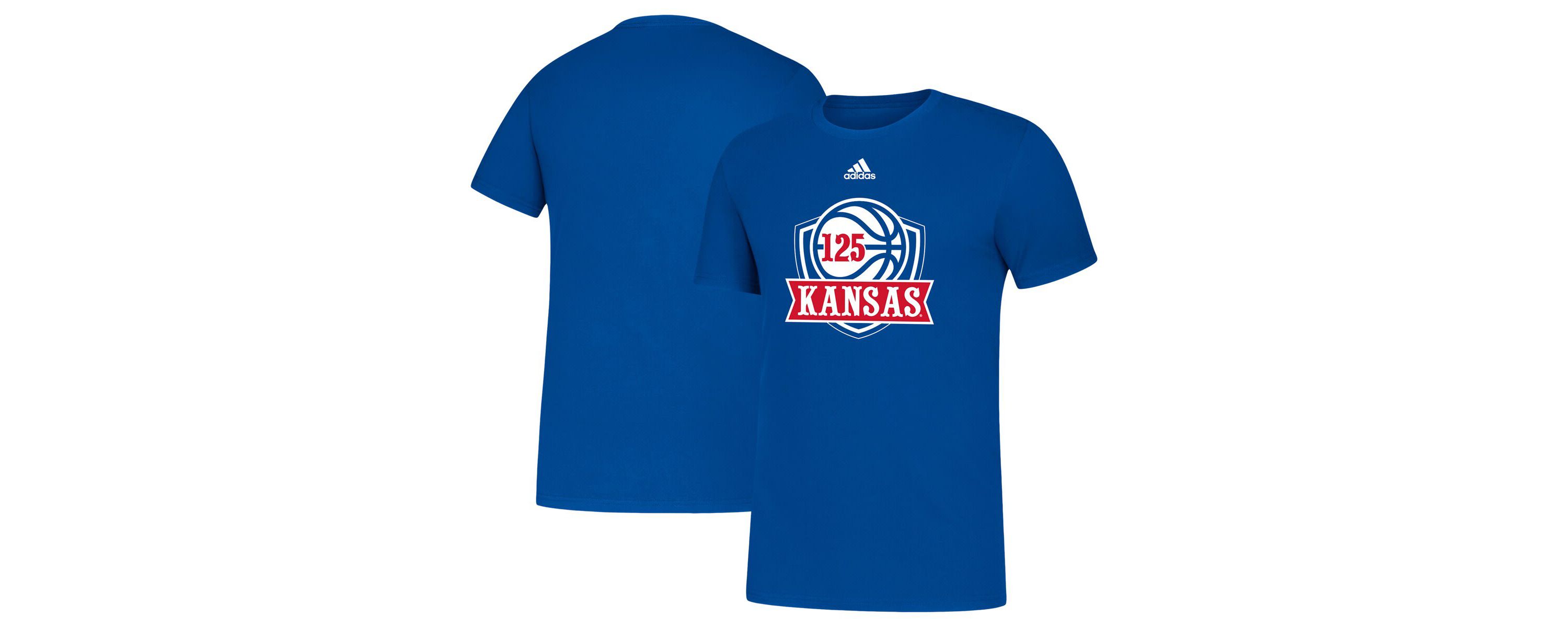 NCAA Kansas Jayhawks 125th Season Basketball Amplifier T-Shirt