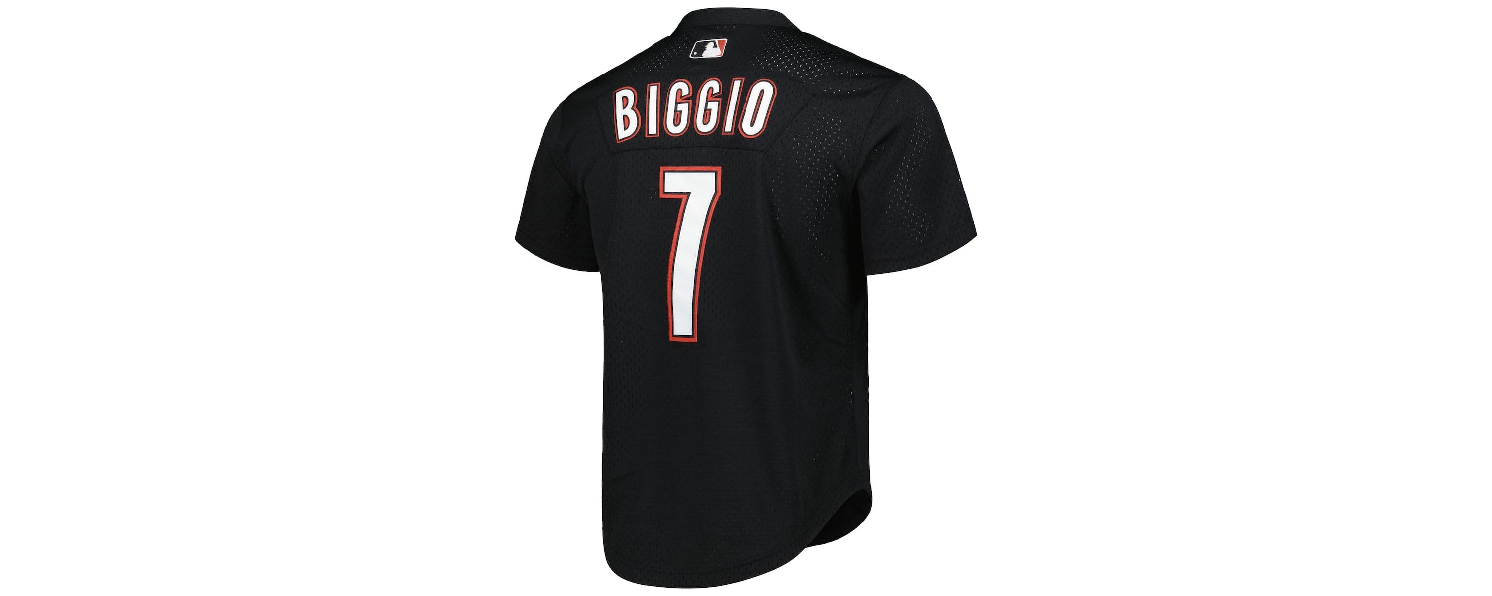 MLB Craig Biggio Houston Astros Cooperstown Collection Mesh Batting Practice Jersey