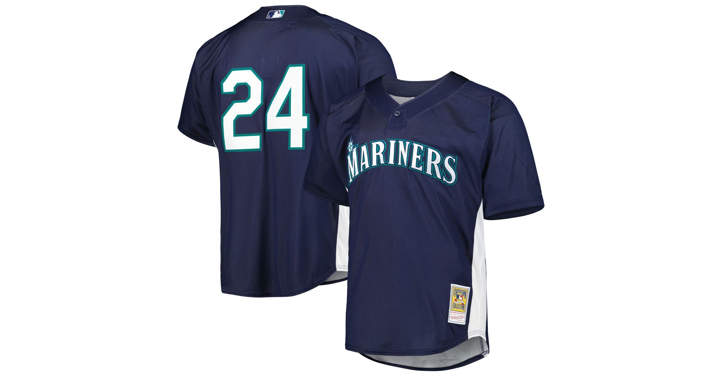 MLB Ken Griffey Jr. Seattle Mariners Cooperstown Collection Mesh Batting Practice Jersey
