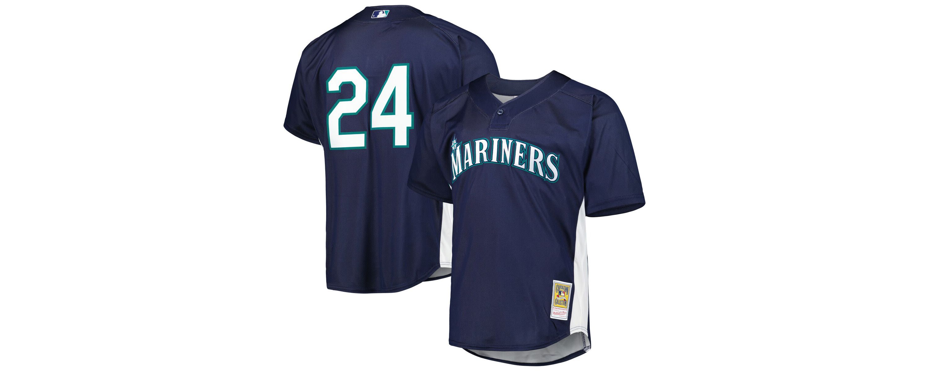 MLB Ken Griffey Jr. Seattle Mariners Cooperstown Collection Mesh Batting Practice Jersey