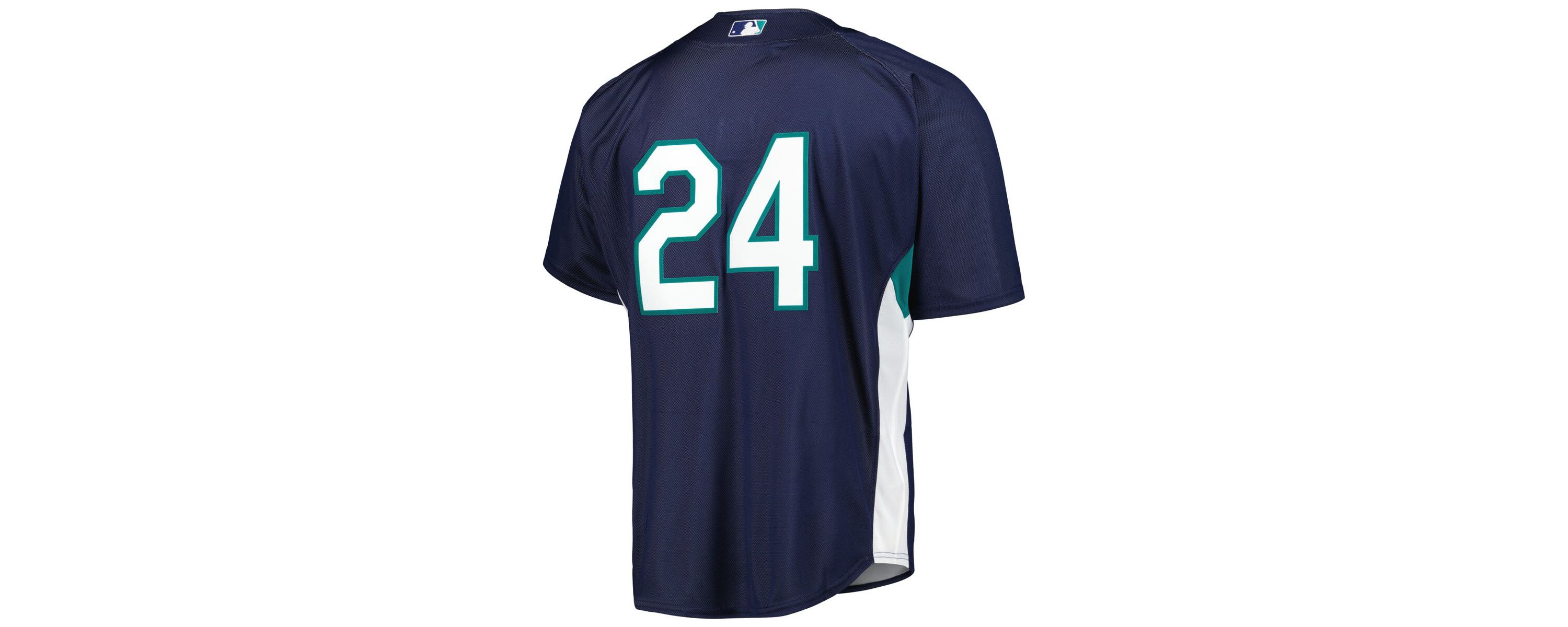 MLB Ken Griffey Jr. Seattle Mariners Cooperstown Collection Mesh Batting Practice Jersey