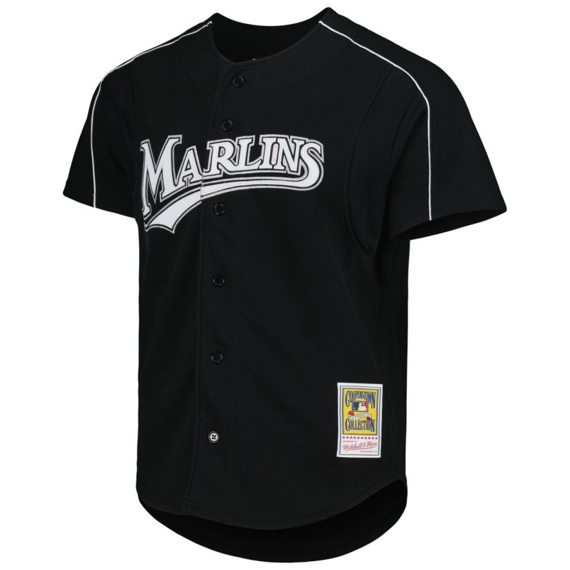 Cooperstown Teams Dontrelle Willis Florida Marlins Cooperstown Collection Mesh Batting Practice Button-Up Jersey