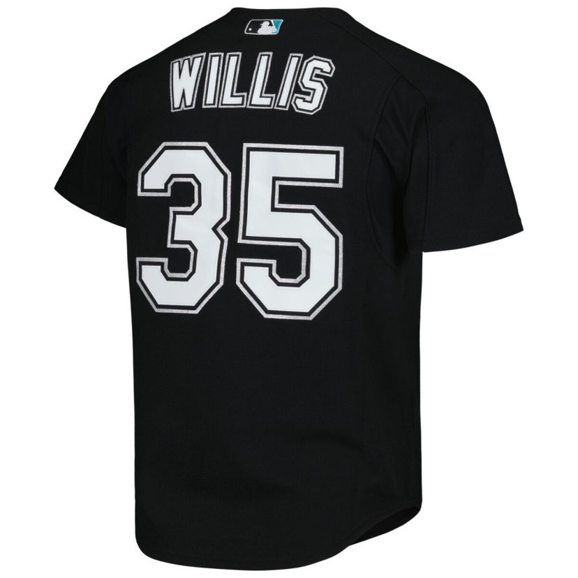 Cooperstown Teams Dontrelle Willis Florida Marlins Cooperstown Collection Mesh Batting Practice Button-Up Jersey
