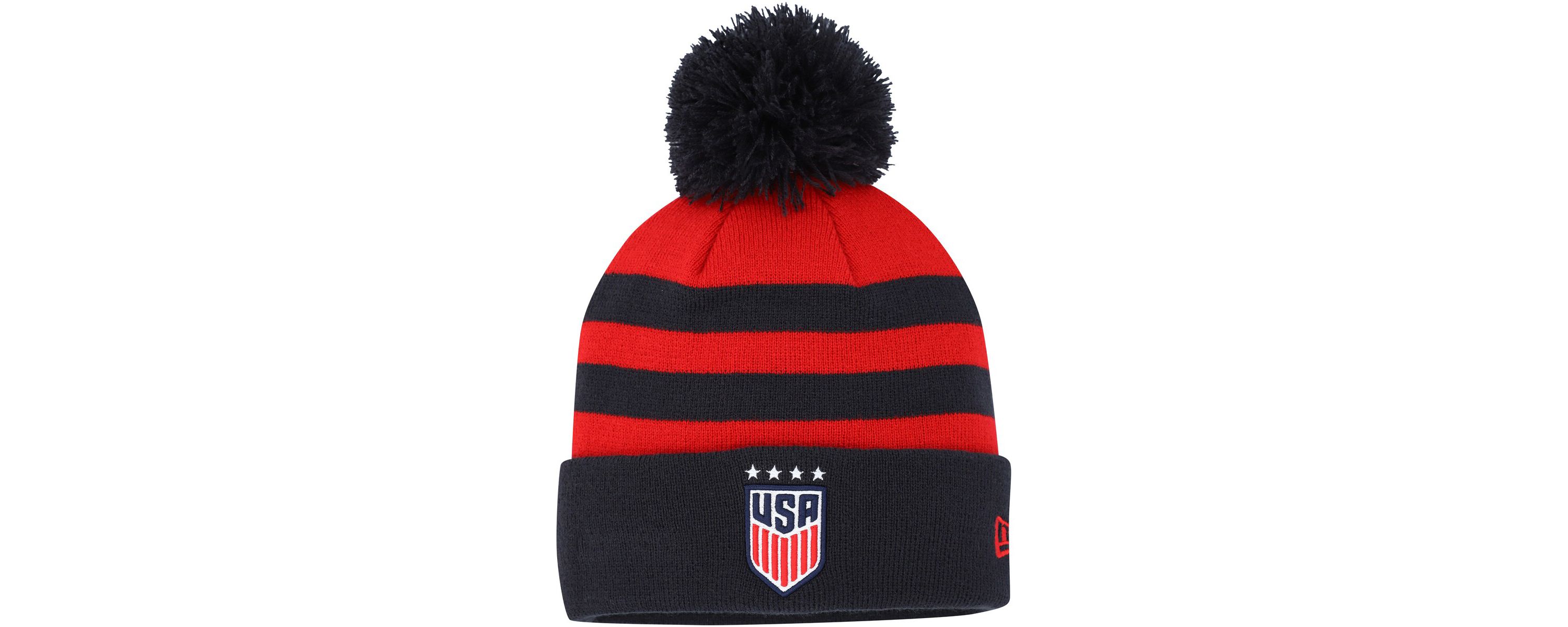 Olympics USWNT Team Cuffed Knit Hat with Pom