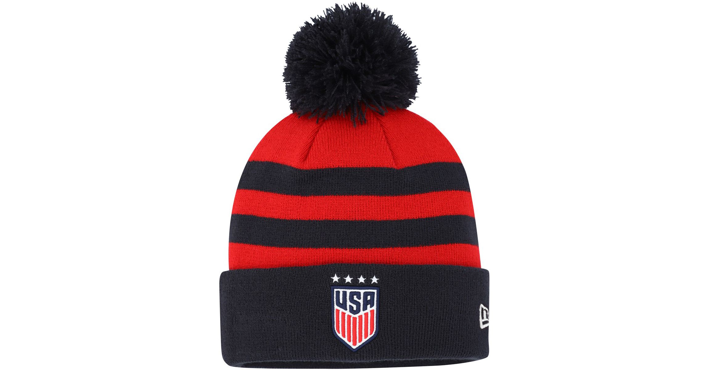 Olympics USWNT Team Cuffed Knit Hat with Pom